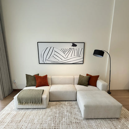 CELINE GRAND SOFA - 4-PIECE SECTIONAL SOFA (Corner U-Shape)