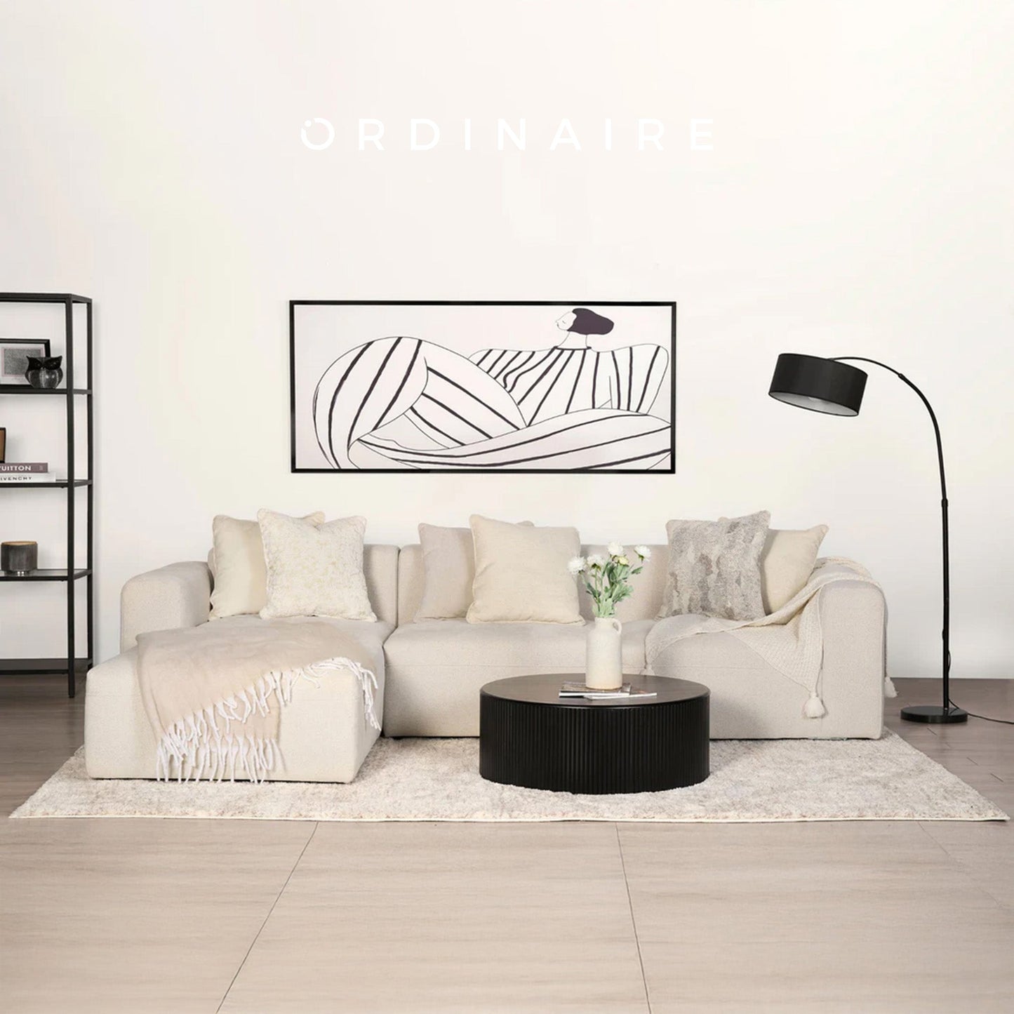ETHEREAL IVORY - LIVING ROOM SET