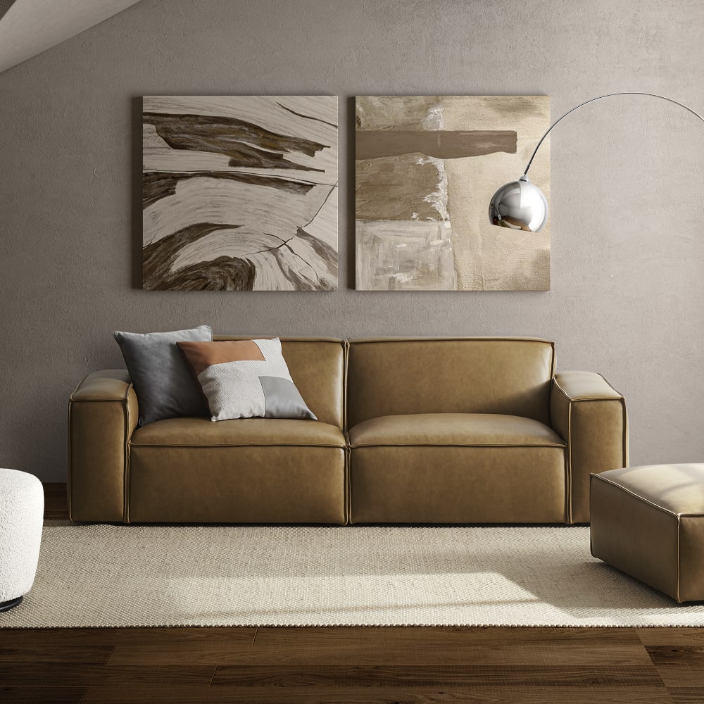 LEATHER BOLD SOFA (2-seater)