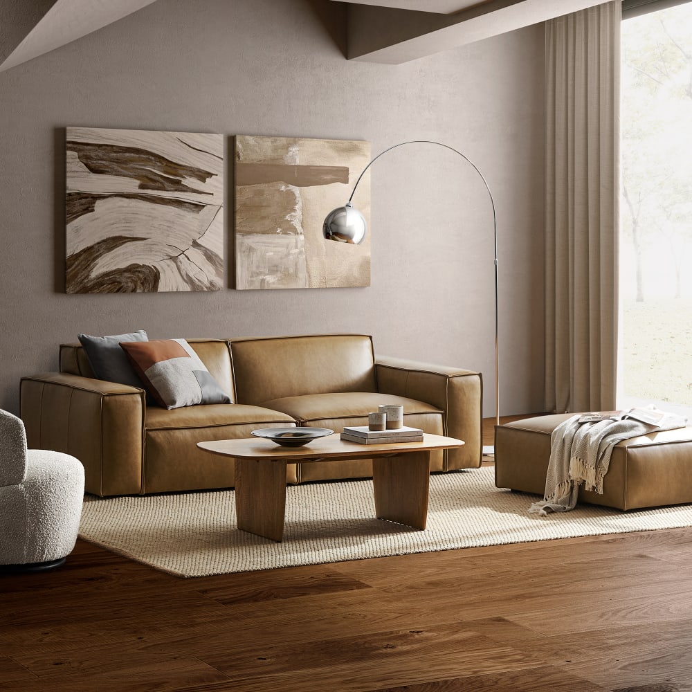 LEATHER BOLD SOFA (2-seater)