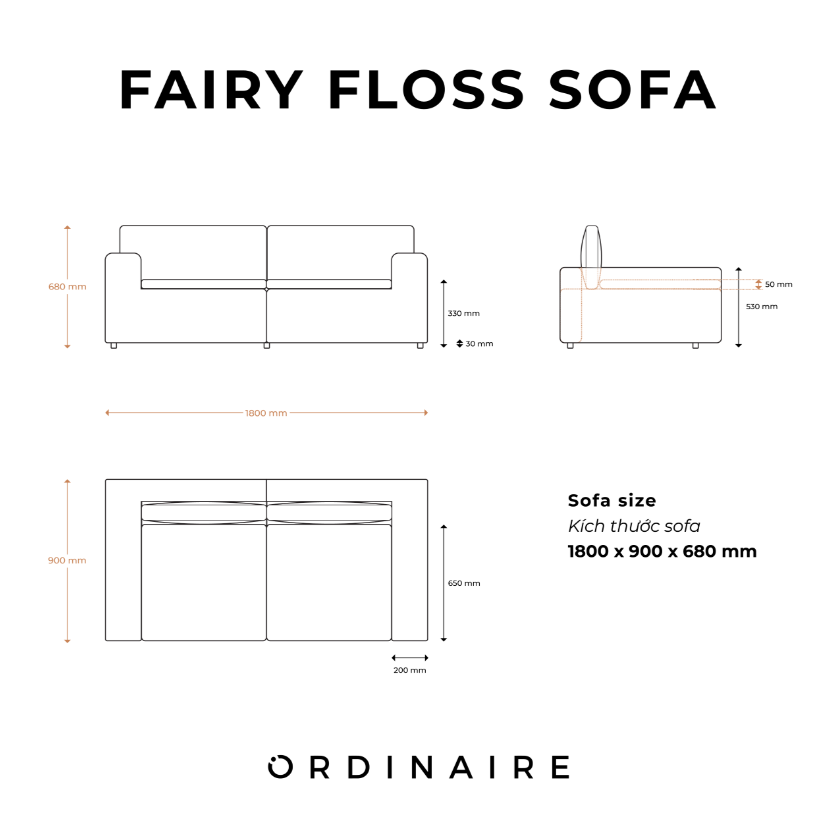 FAIRY FLOSS SOFA