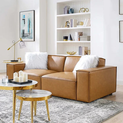 LEATHER BOLD SOFA (2-seater)