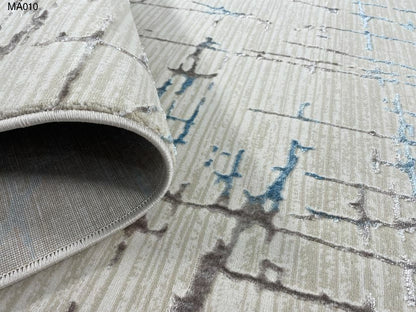 BLUE TRACE RUG